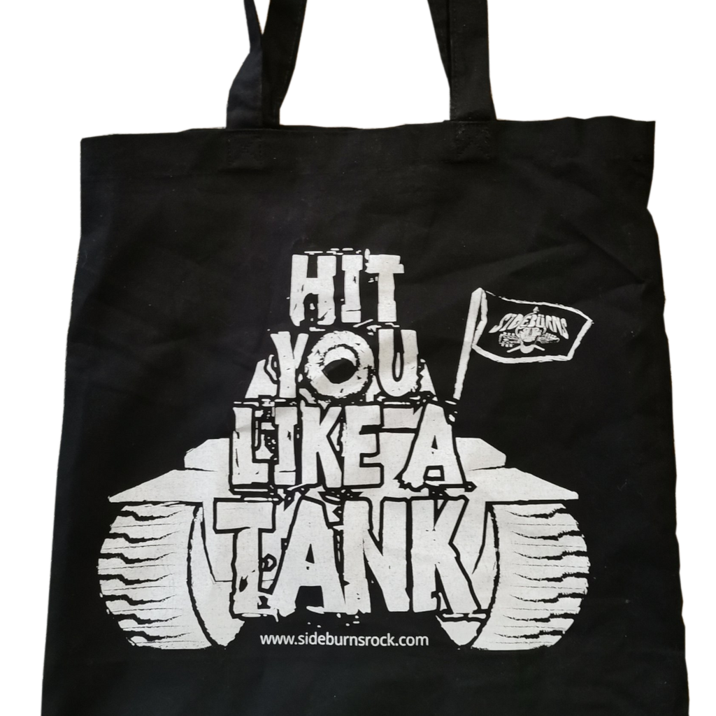 SIDEBüRNS - Tote Bag - Hit You Like A Tank