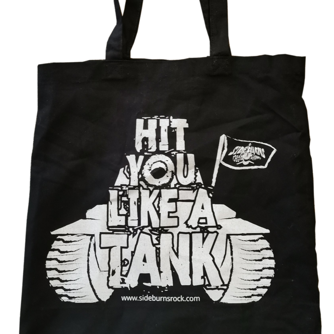 SIDEBüRNS - Tote Bag - Hit You Like A Tank